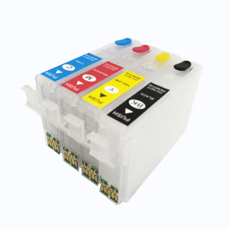 

einkshop T502 502XL T02W1-T02W4 Refillable Ink Cartridge For Epson XP-5100 XP-5105 WF-2860 WF-2865 XP5100 5105 2860 2865 Printer