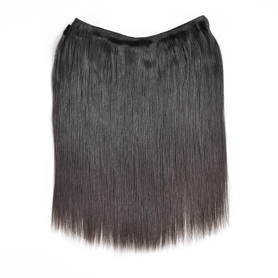 Luvin OneCut волосы прямые 8-40 30 28 дюймов бразильские волосы плетение 3 пряди необработанные девственные волосы натуральный цвет двойной нарисованный