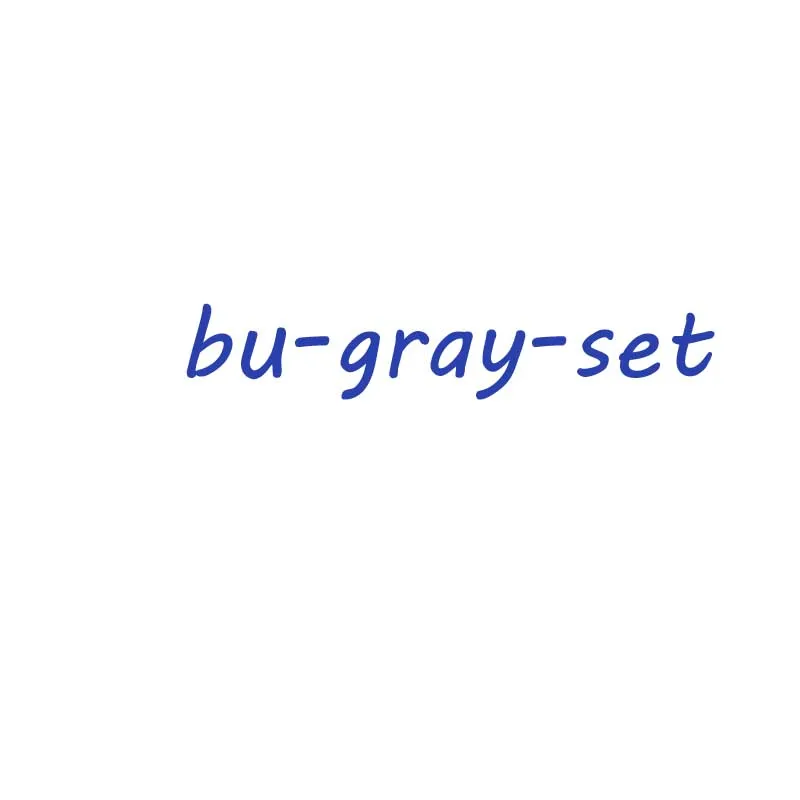 

in stock bu--gray set