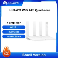 original brazil version huawei wifi ax3 pro four amplifiers wifi 6 wireless router wifi 6 repeater 3000 mbps nfc dual core