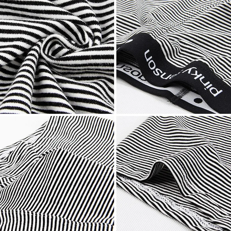 Мужское нижнее белье мягкие хлопковые трусы боксеры в полоску|Мужские боксеры| |