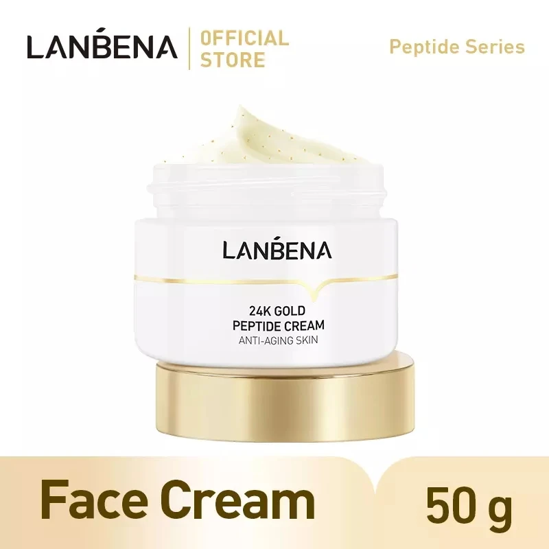 

LANBENA Peptide Face Cream Hyaluronic Acid Anti-Wrinkle Anti-Aging Nourishing Face Serum Cream Whitening Moisturizing Skin Care