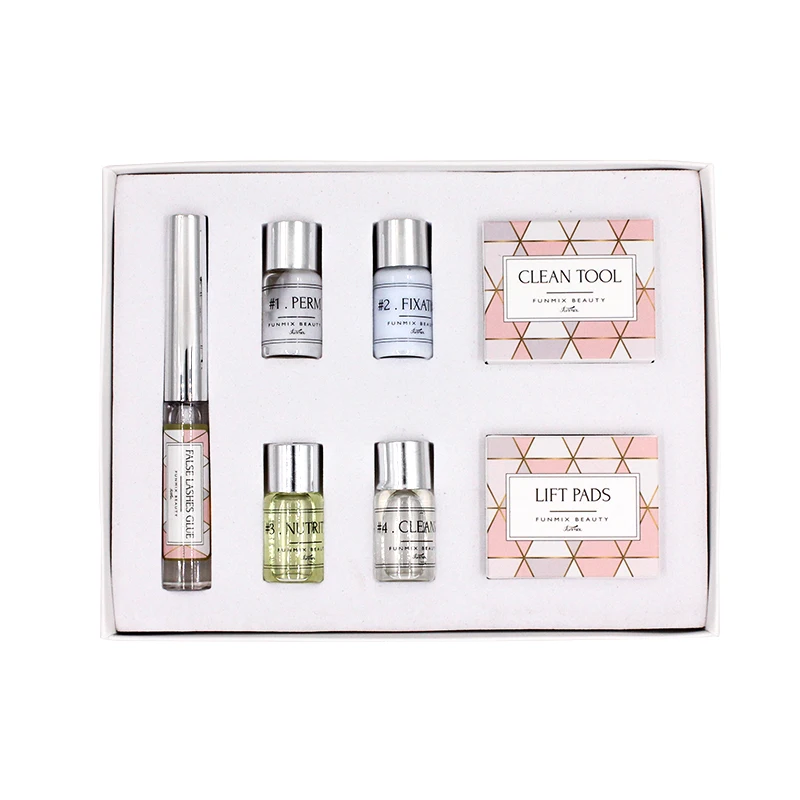 

Eyelash Perming Kit Mini Curling Set Pad Cilia Lift Perm Rod Glue Beauty Easy To Carry Cosmetics Women Female Makeup TSLM2