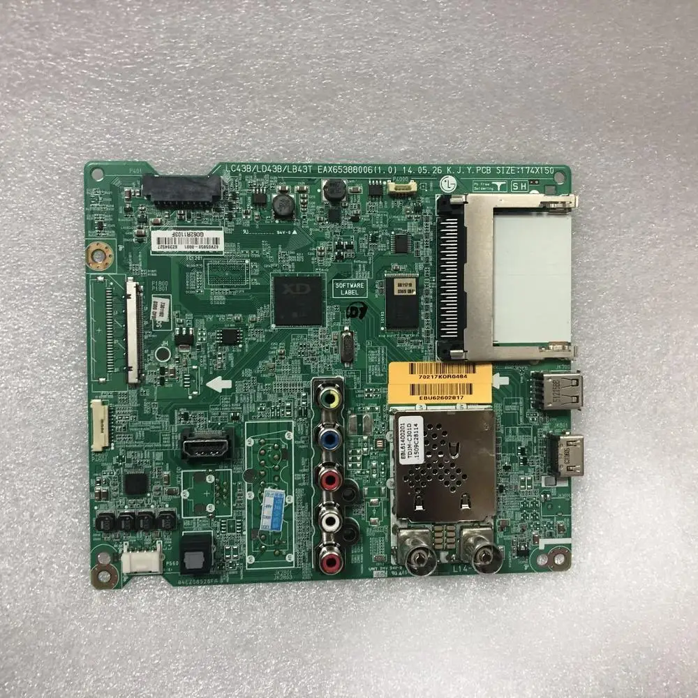 Тестовая работа для LG 42LB5610/47LB5610 материнская плата EAX65388003(1,0) EAX65388006