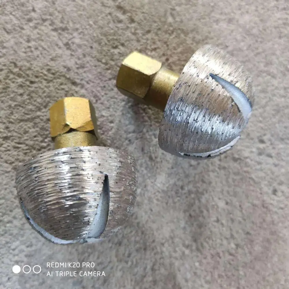 Алмазная Спеченная головка гриба полусферический шлифовальный камень