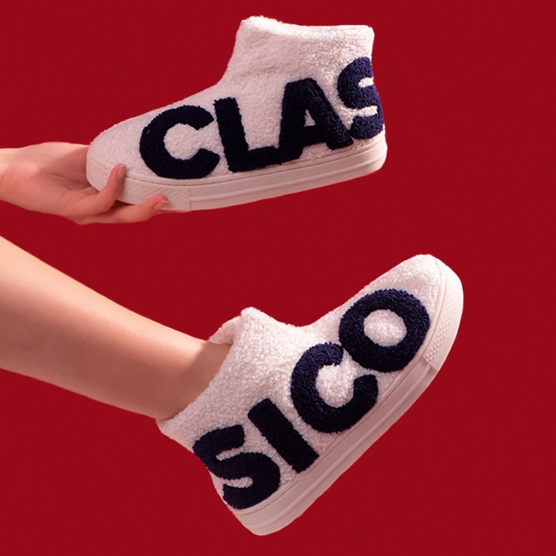 Белые кроссовки на массивном каблуке женская зимняя обувь для бега Женские