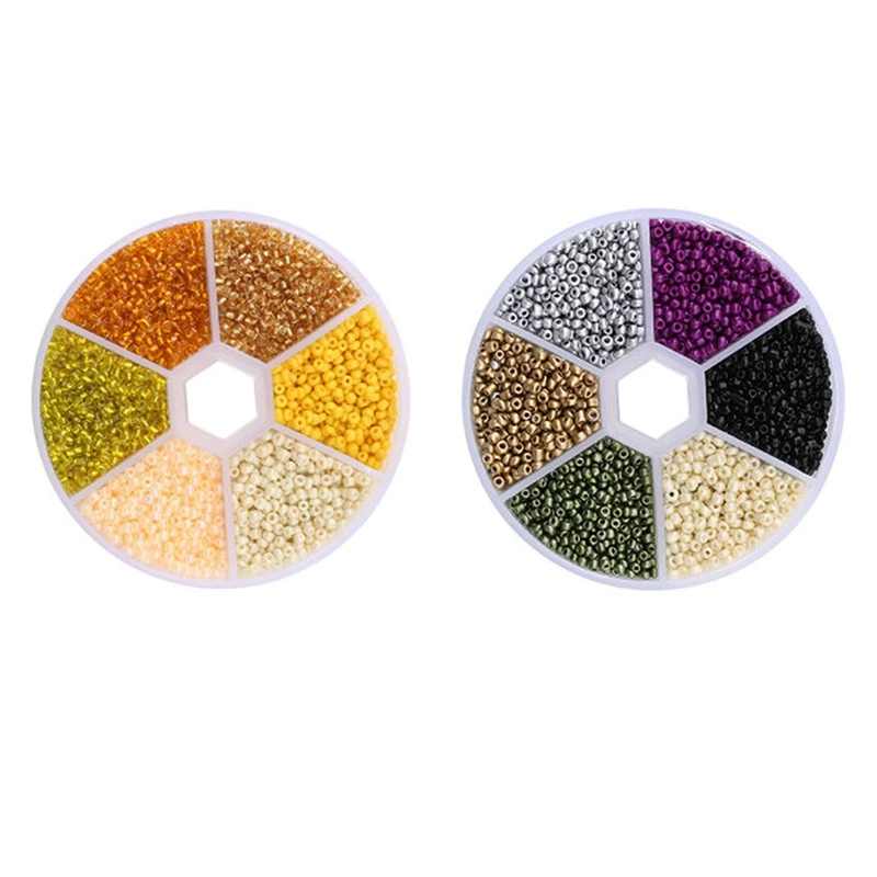 

2 шт. в коробке, стеклянные бусины 2 мм, подвеска, хрустальные прокладки, стеклянные бусины, детали ручной работы, желтые и темные