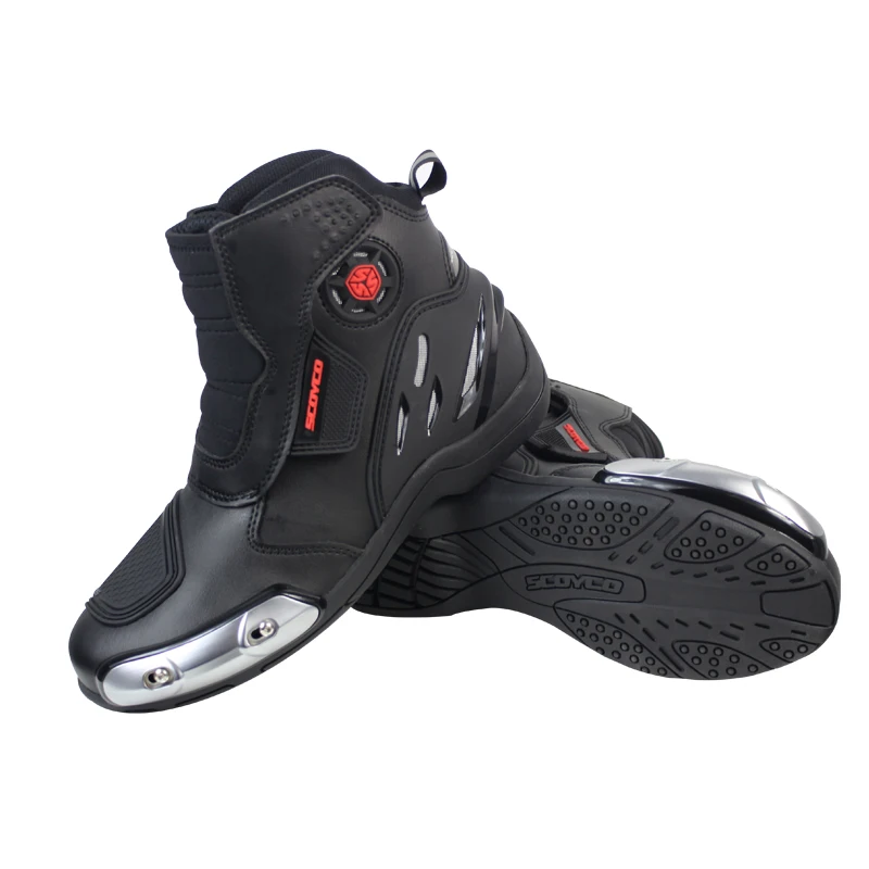 Мотоциклетные ботинки SCOYCO MR002 кожаная обувь для мотокросса езды на велосипеде |