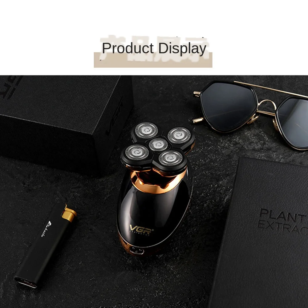 

New Electric Shaver 5-in-1 Multi-Function Razor Men's Grooming Washed LCD Digital Display