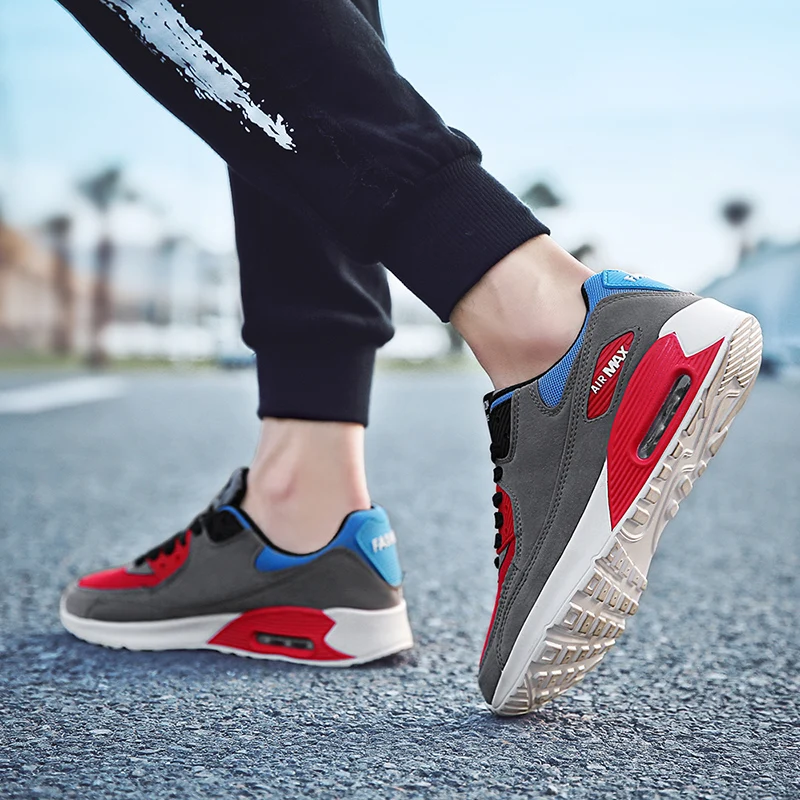 Мужские кроссовки удобные с воздушной подушкой спортивная обувь для мужчин