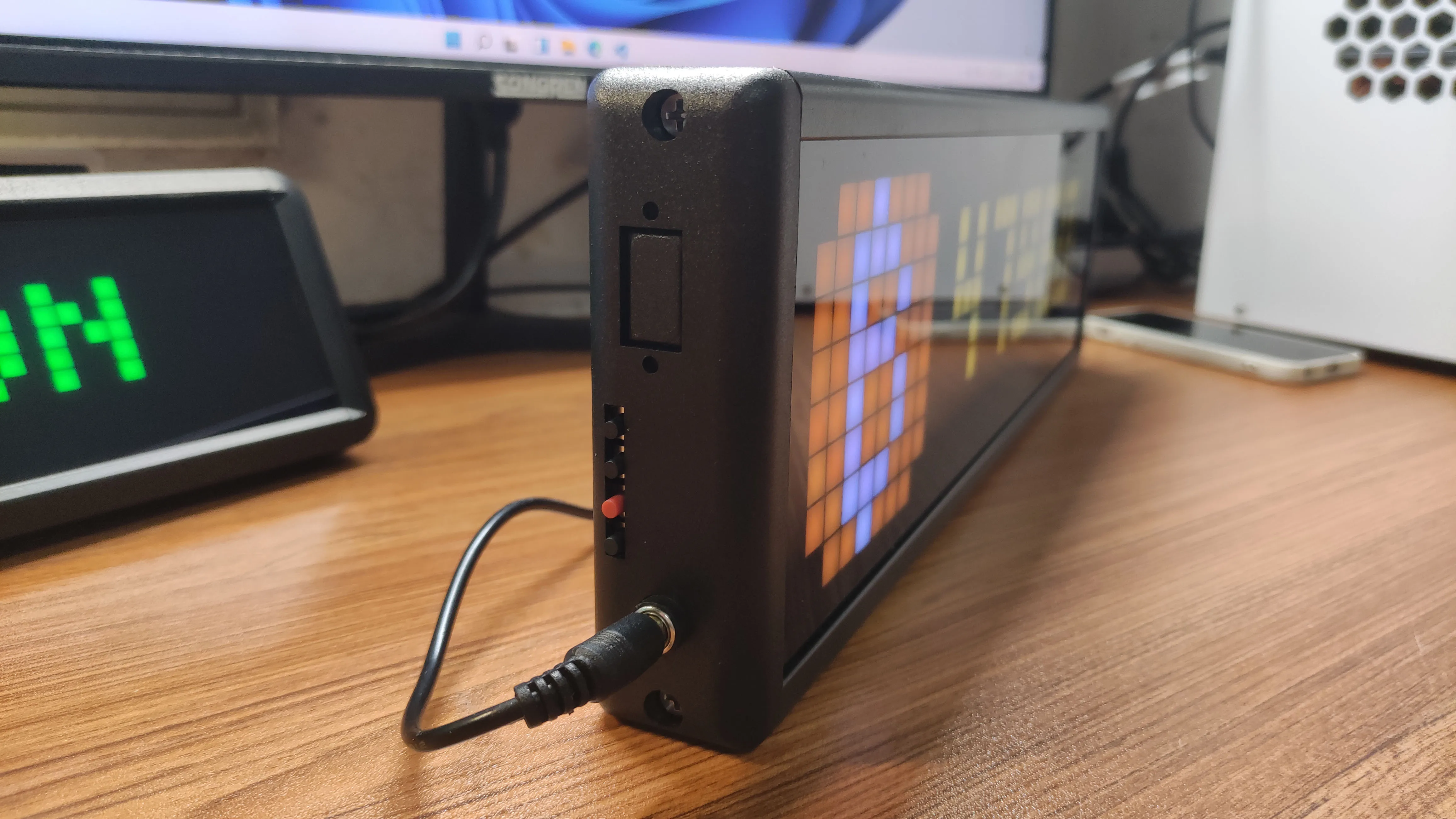 Цифровой дисплей для рынка валют Esp8266 Ws2812b криптовалюты в режиме реального