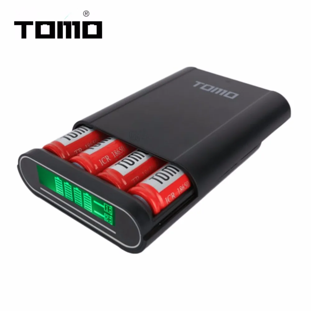 TOMO T4 Портативный 4x18650 литий ионный аккумулятор DIY внешний с двойным выходом