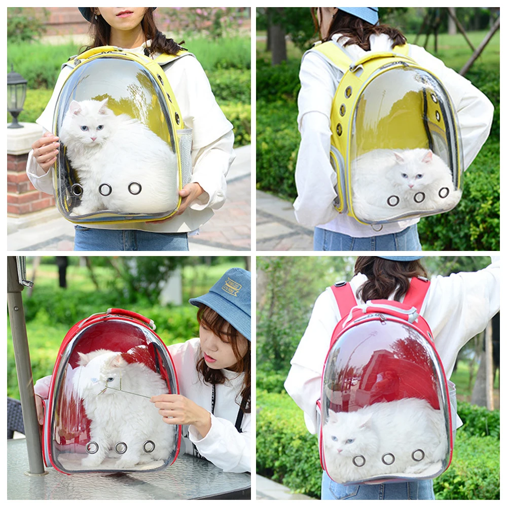 

Pet Transport Bag Carrying For Cats .Cat Carrier Bags Breathable Pet Carriers Small Dog Cat Backpack Travel Space Capsule Cage