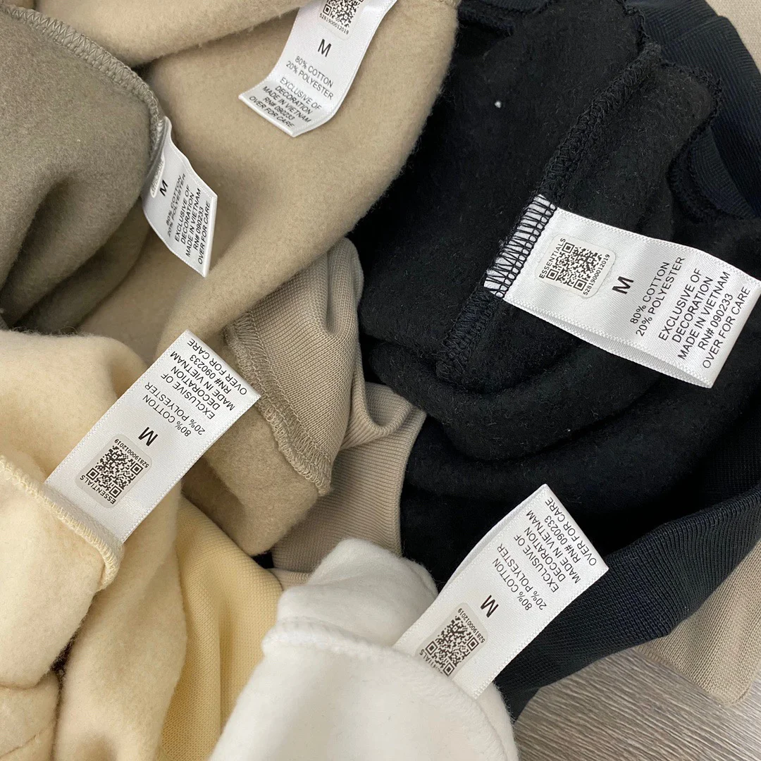 

2021 New Hoodies Fog Sweatshirts 100% 1:1 Fog Essentials Kanye West Jerry Lorenzo Loose Ovesized Hoodies Hip Hop Sweatshirts