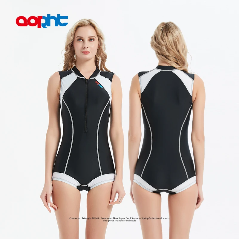 Girl's One Piece Competition Italy Fabric Racing Training Swimwear Lady Spandex Waterproof BodyBuilding Surfing Bathing Swimsuit
