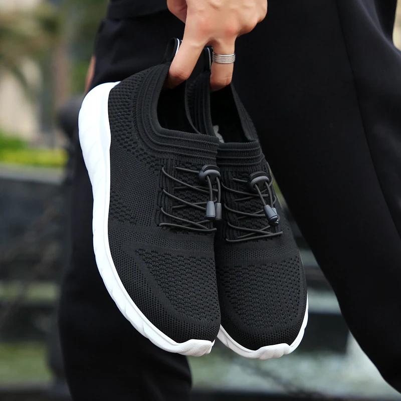 zapatillas de deporte 2020 Men's Tennis Shoes autumn black Sneakers men gym Fitness  Walking soft Sneakers Tenis Masculino