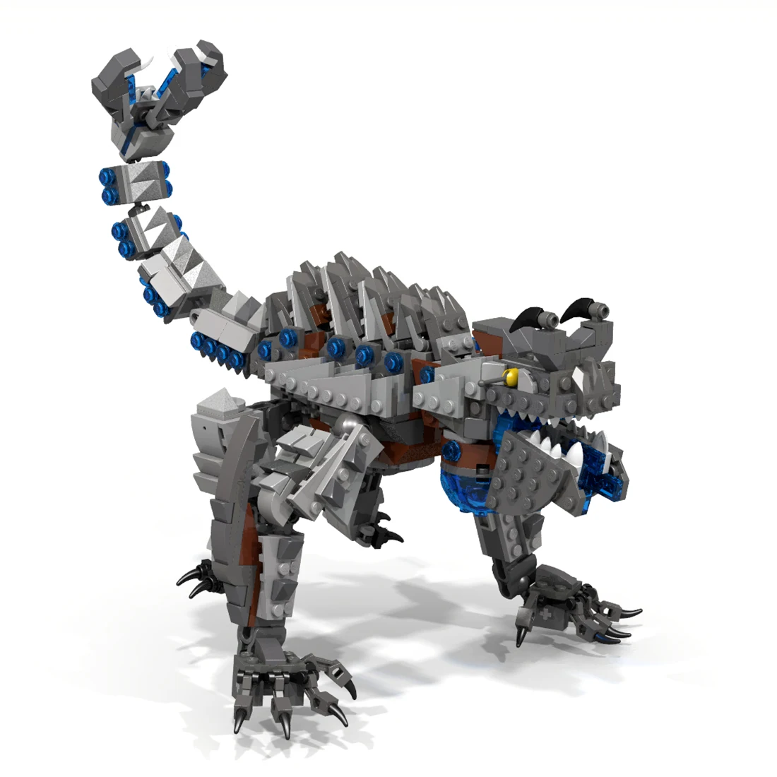 

614 шт., механические строительные блоки-драконы