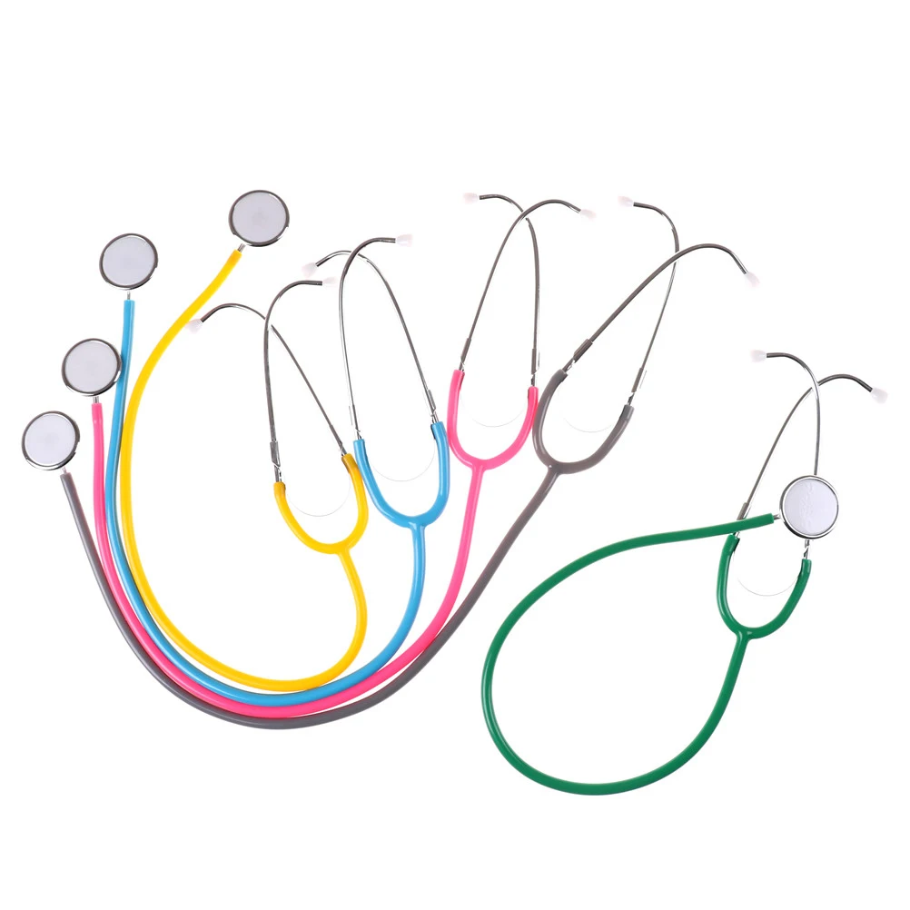 

2020 60CM Puzzle Be A Doctor Toys Science Popularization Stethoscope Toy Play House Toys Children's DIY Simulation Stethoscopes