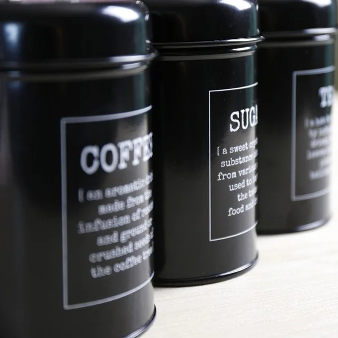 Герметичная банка из нержавеющей стали для хранения чая контейнер сахара