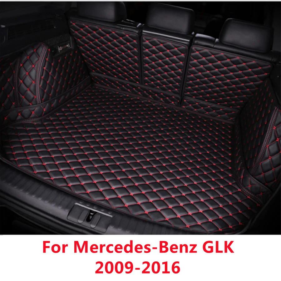 

Full Set Waterproof Car Trunk Mat For Mercedes-Benz GLK (2009-2016) 2010-11-12-13-14-2015 Custom Fit Cargo Rear Pad Cover