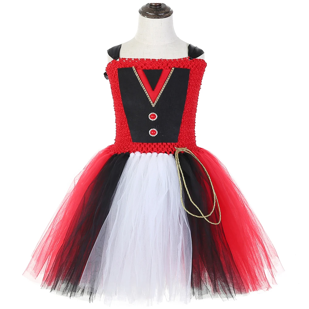 Костюм циркового кольца для девочек праздничное платье выступления на Хэллоуин