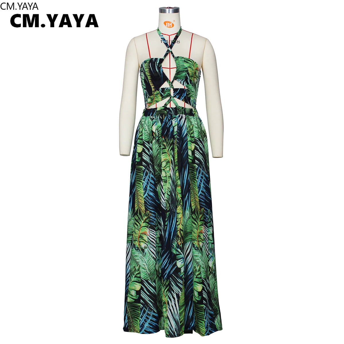 Женское ажурное платье без рукавов длинное макси с высоким разрезом и открытой