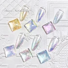 Порошок из опала тонкий лед с украшением в виде кристаллов порошок аксессуары Phantom супер флэш-памяти поляризованные лак для ногтей Клей украшения искусства ногтя