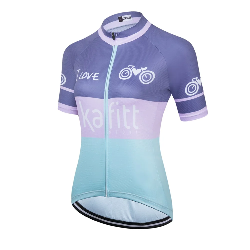 Женская футболка с коротким рукавом Kafitt велосипедная одежда для велоспорта