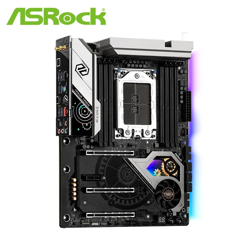 

ASROCK TRX40 Taichi Motherboard (AMD Trx40/Socket Strx4) Comes with MOS Cooling Fan, on-Board Wifi6 Wireless NIC