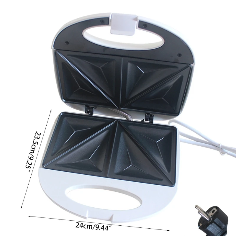 

Electric XL Deep Fill Sandwich Toaster Press, Two Portion, Stainless Steel 750W,EU