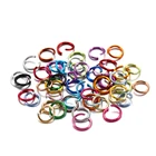 Разноцветные незамкнутые соединительные кольца, браслеты, ожерелья, коннекторы ручной работы для бижутерии сделай сам, шт.лот, 6-10 мм, 300