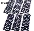 Ресницы из искусственной норки 2-12 пар, 10-25 мм, Объемные Толстые длинные натуральные норковые ресницы, набор коротких натуральных накладных ресниц