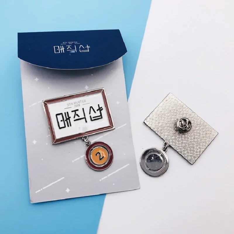 

JCBTSHHallyu Cartoon Anniversary Limited Badge Metal Brooch Badge School Bag Clothes Accessories Decoration