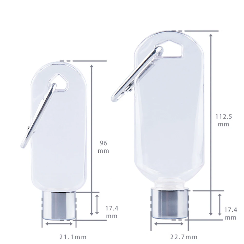 5 шт. 30 мл 50 пустые бутылочки для геля рук многоразового использования бутылки