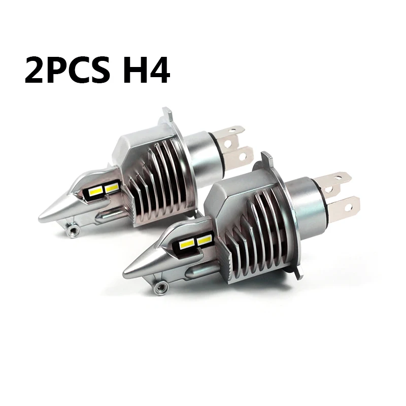 

Fighter H4 Led 9003 HB2 Car Headlight Bulb 80W 12V 24V 6000K CSP Chip Car Light 16000LM Super bright Led H4 auto lamp DJ