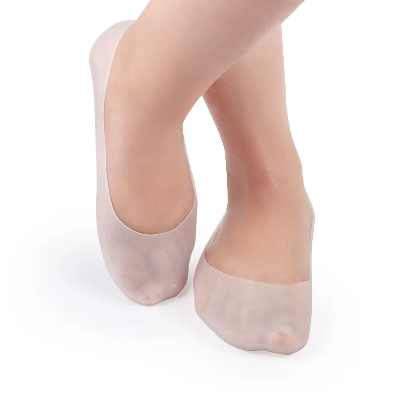 

Силиконовая стелька увлажняющие носки защита каблука против трещин Спа носки гелевые стельки для обуви Уход за ногами педикюрные носки