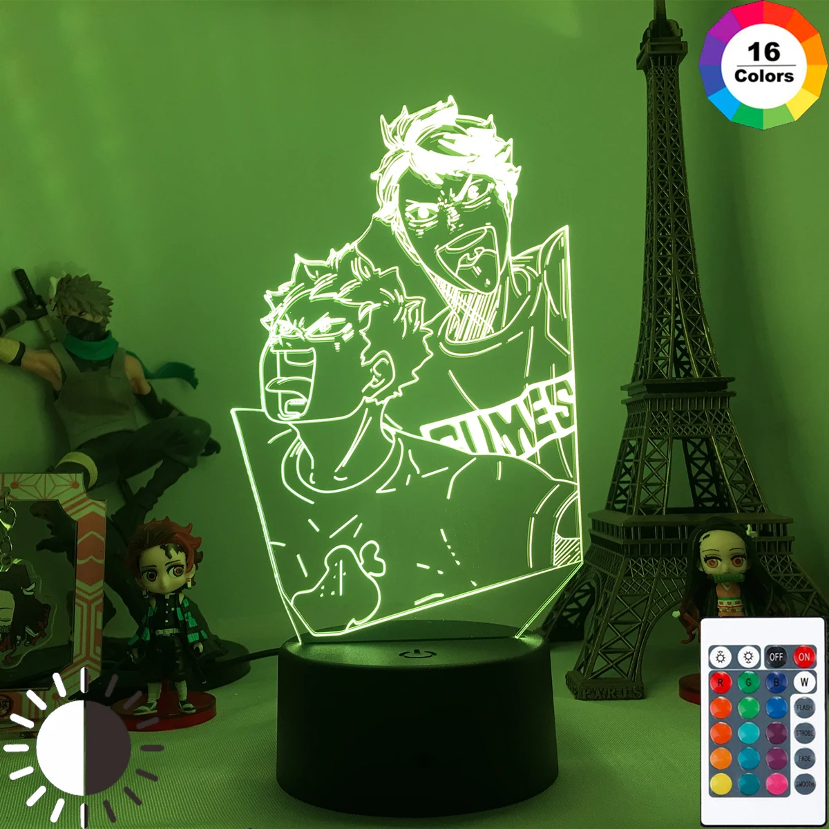 

Anime Night Light Haikyuu for Bedroom Decor Kids Child Birthday Gift Manga 3d LED usb tamp Haikyu Home Decoration Model Statue