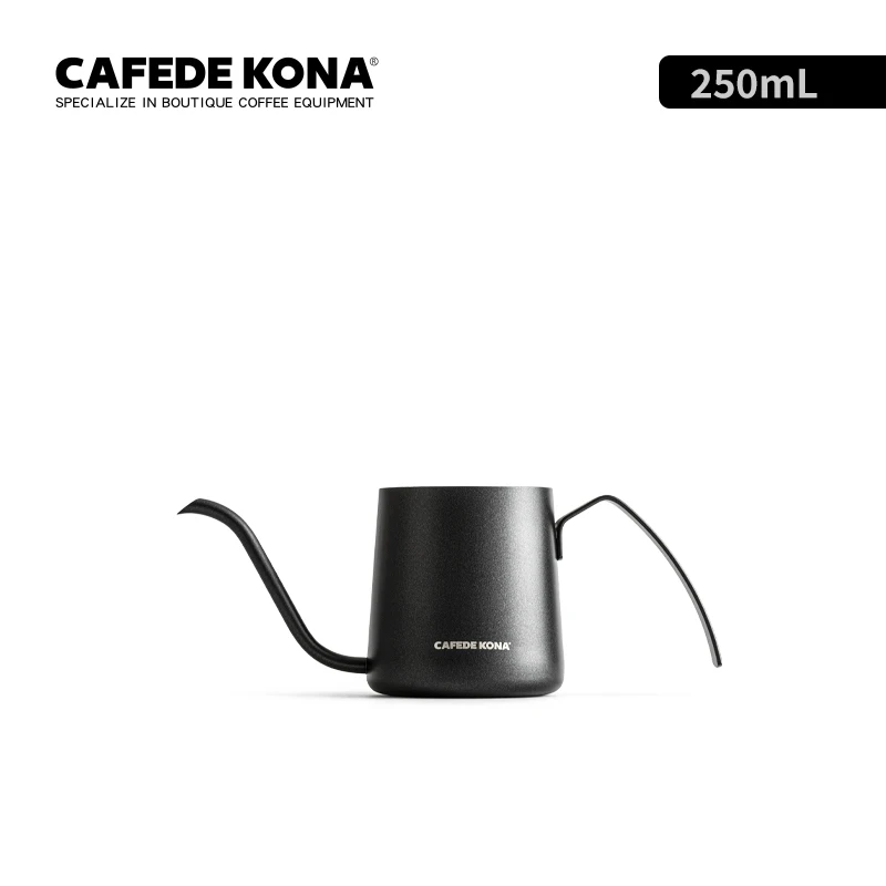 

Large Capacity Thin Mouth Coffee Pot Europe Vintage Portable Stainless Steel Hand Punch Coffee Pot Kitchen Coffeeware DA60KFH
