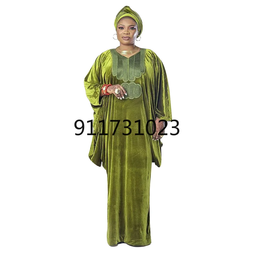 Женское платье в африканском стиле летнее зеленое Дашики 2021 | Тематическая