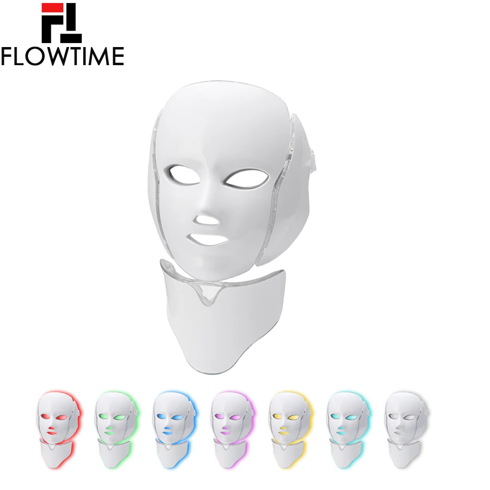 Электрическая светодиодная светодиодный ка для лица аппарат массажа шеи и с