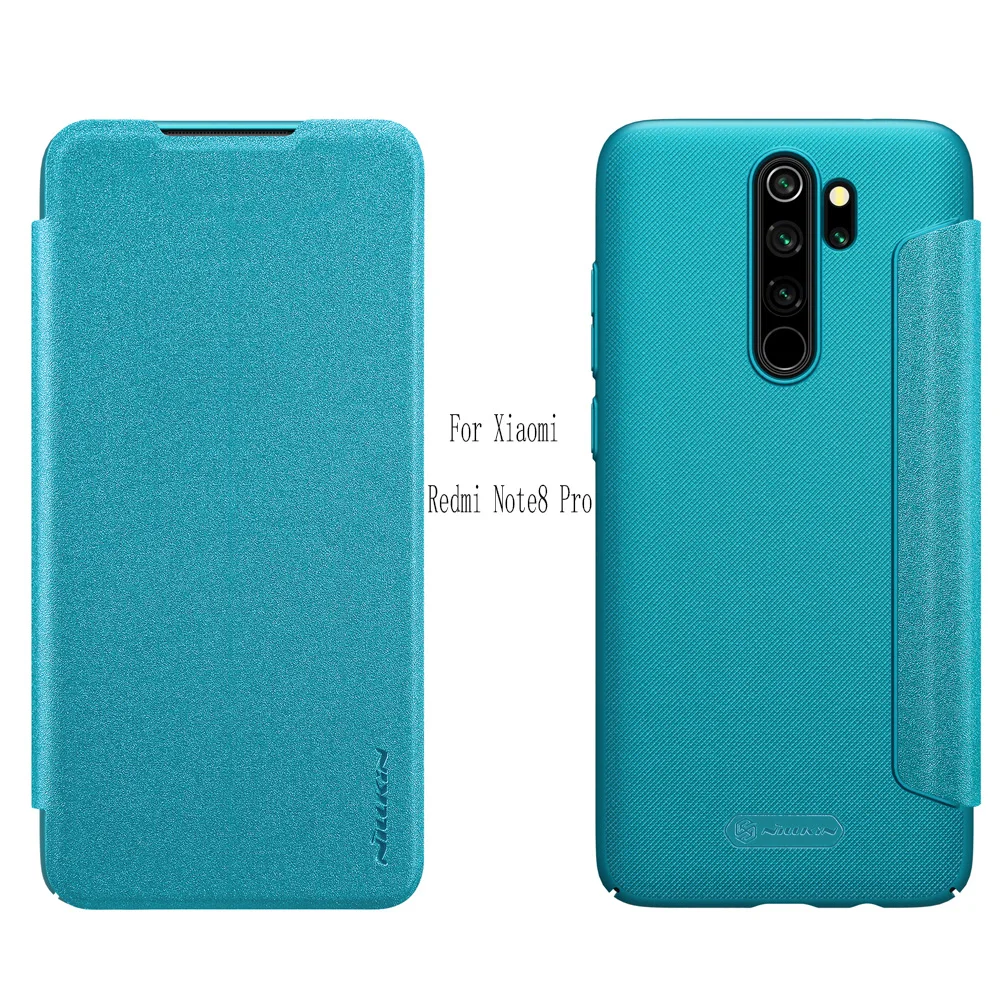 Чехол-книжка NILLKIN для xiaomi redmi note 8 Pro k20 7/4 блестящий из искусственной кожи |