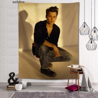 customized johnny depp hanging fabric background wall covering home decoration blanket tapestry bedroomliving room wall decor