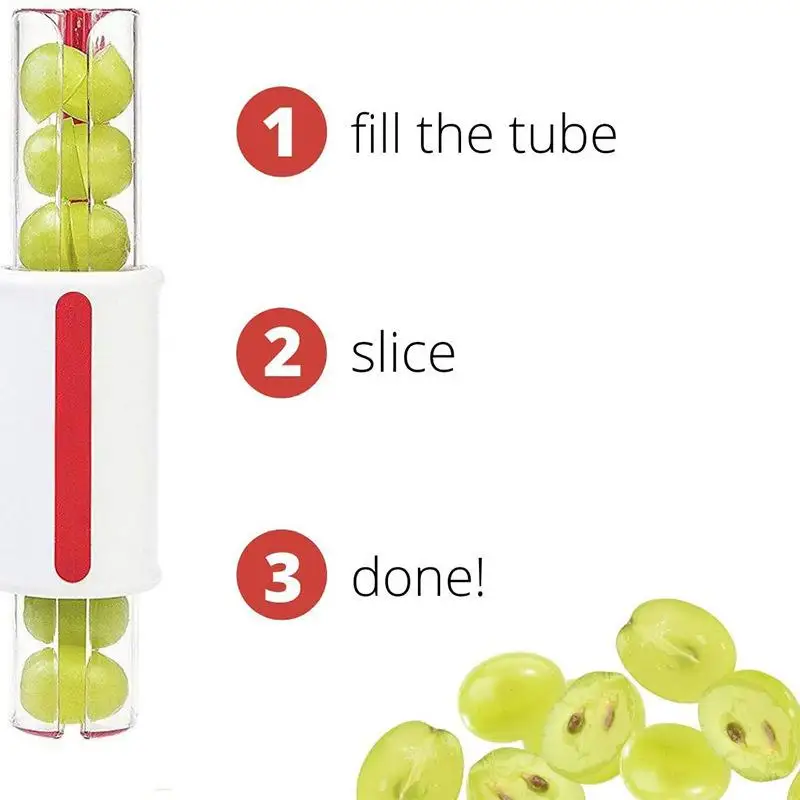 

Grape Slicer Tomato Slicer Tool Zipper Slicer Kitchen Tools