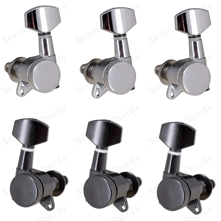 ein set 6 pcs gesperrt string tuning pegs schlüssel tuner mechaniken für akustische elektrische gitarre lhdz xft free global shipping