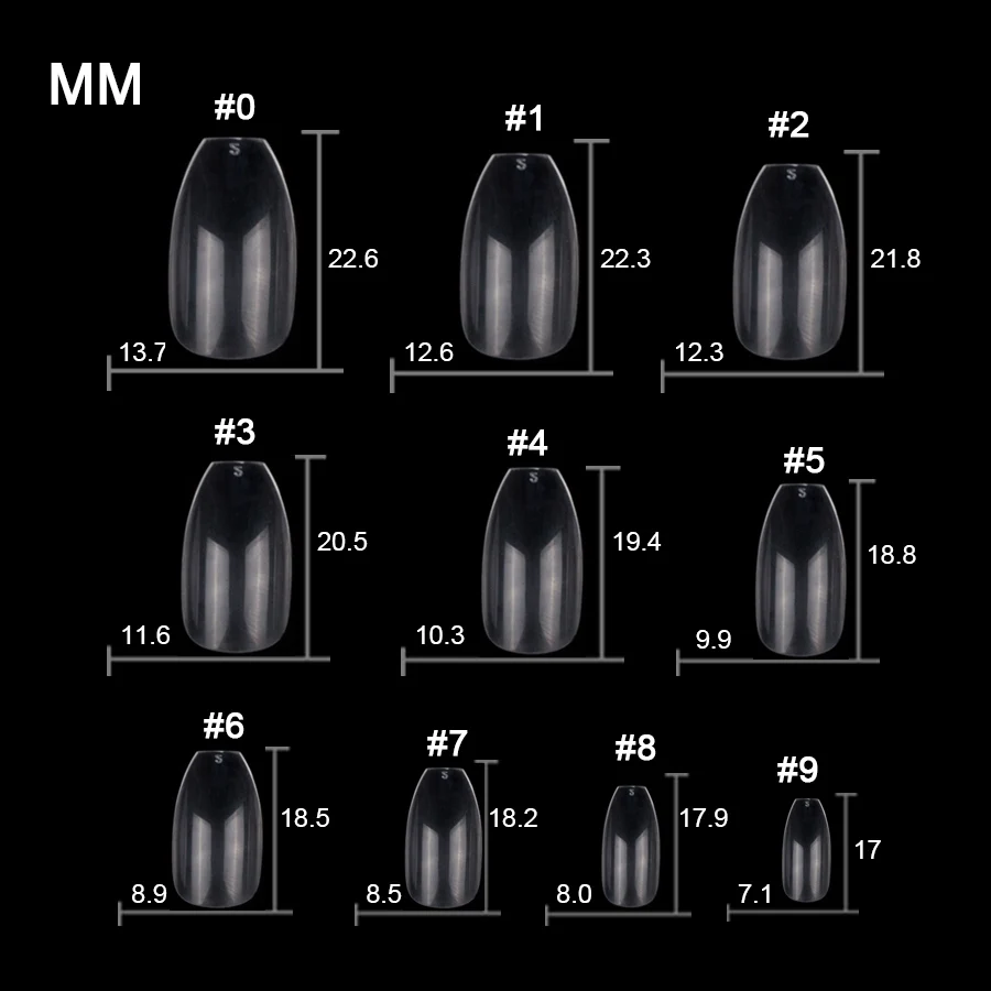 100 шт./коркор. короткий гроб балерины натуральные белые прозрачные искусственные