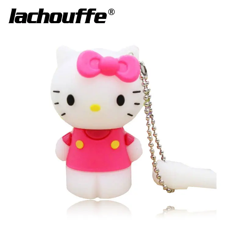 Прекрасный флеш-накопитель hello kitty, самый дешевый, 64 ГБ, 32 ГБ, Usb флеш-накопитель, милый флеш-накопитель, 4 ГБ, 8 ГБ, 16 ГБ, флэш-карты памяти, мультипликационный U диск