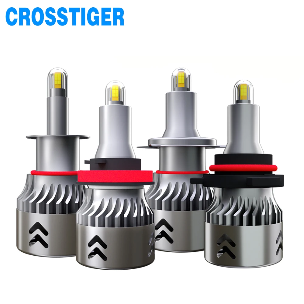 Автомобильная светодиодная лампа H4 LED 12000lm H1 Led H7 H11 9005 Hb3 9006 Hb4 H3 880 881 9004 9007 H13