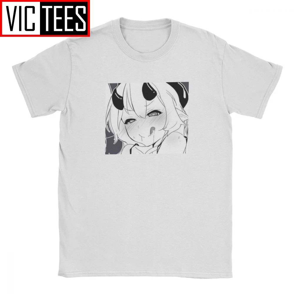 Мужская футболка с аниме кавайная девушка японская забавная из 100 хлопка принтом