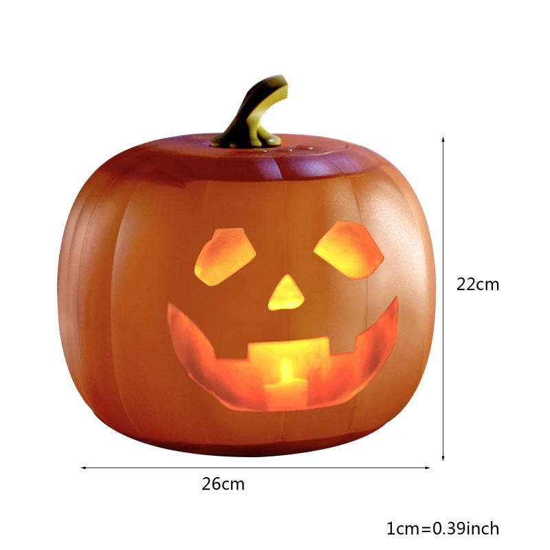 

H054 Halloween Talking Animated Pumpkin, with Built-in Projector & Speaker 3-in-1 Pro