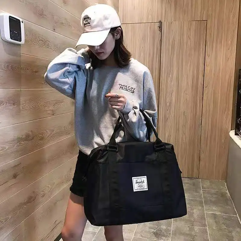 

Hot Men's Outdoor Waterproof Sports Gym Bag Leisure Yoga Fitness Shoulder Bag Large Capacity Nylon Portable Travel Bag